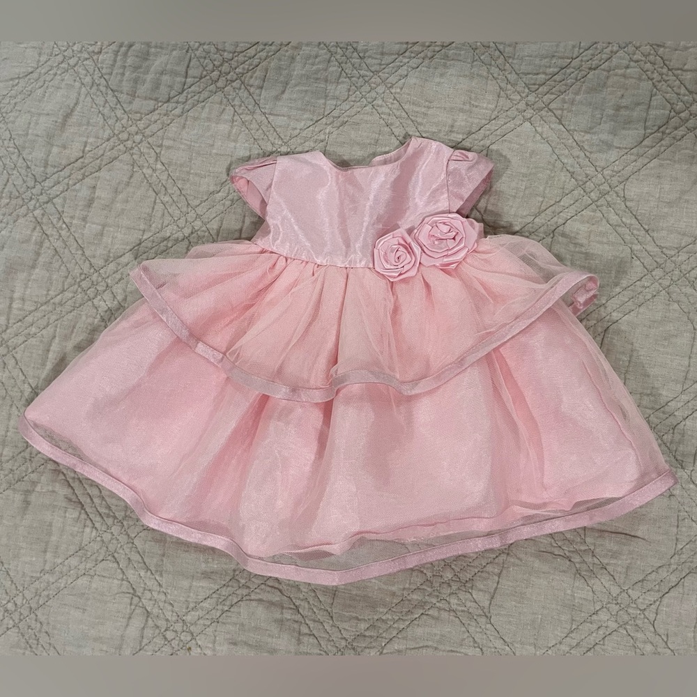 Pink baby girls dress holiday Easter